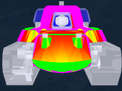 black rock tank front armor layout