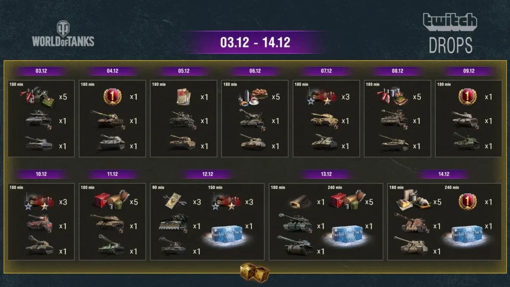 12 days of tanksmas